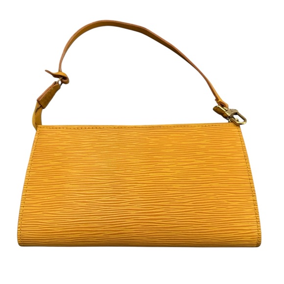 Louis Vuitton Yellow Pochette Accessoires Epi Leather - Picture 2 of 14
